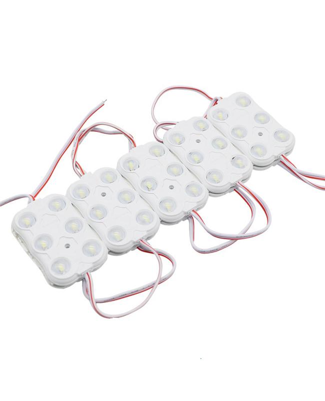 Waterproof Injection 12VDC 6 LED SMD Module With Lens