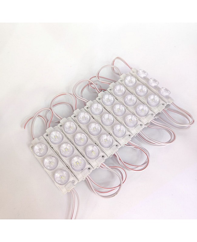 white waterproof light 3 led modules