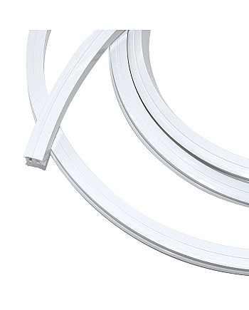 The LED strip diffusers are bendable and waterproof, suitable for both indoor and outdoor applications.