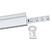 Flexible side glowing LED channel for signage