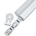 Bendable silicone LED strip diffuser for furniture