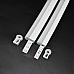 Horizontal bending LED profile for architectural edge lighting