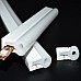 Waterproof side-emitting silicone LED housing for outdoor use