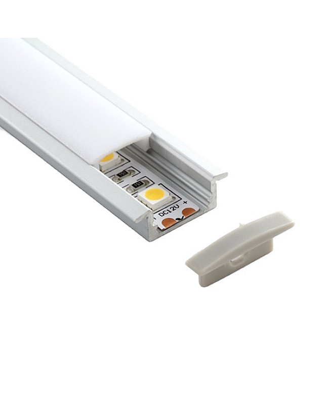 Ultra slim T-shaped recessed LED profiles
