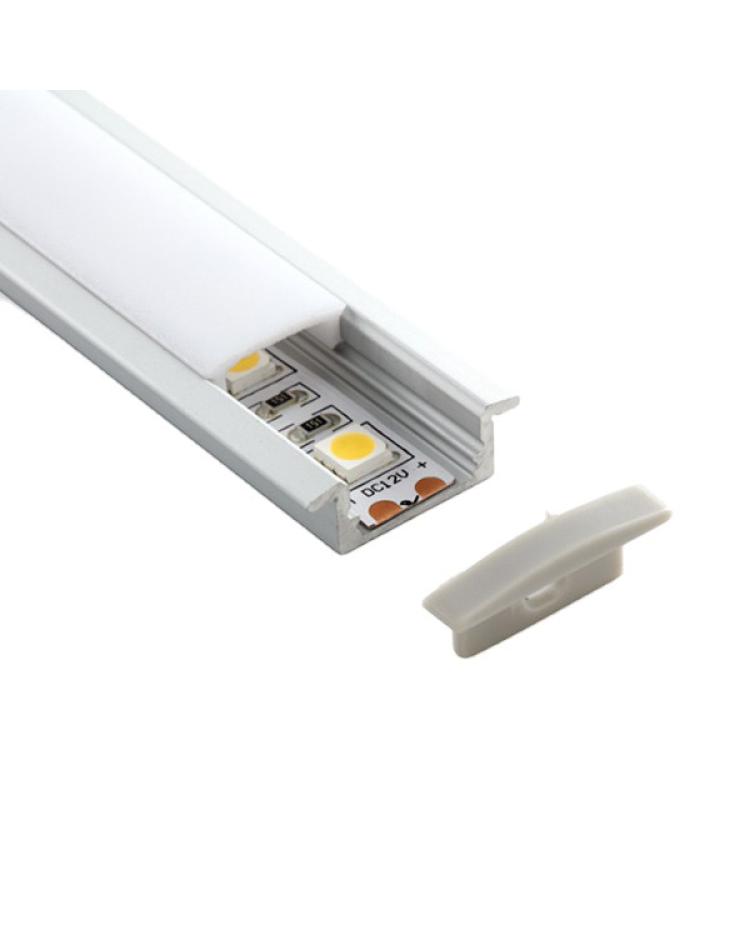 Sindsro Forvirre synd Super Slim 8mm U Shape Recessed Strip Aluminium LED Profil For Millwork Or  Drywall