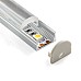 The lighting direction of the linear LED profiles