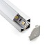 Install the LED corner profiles under cabinet in kitchen
