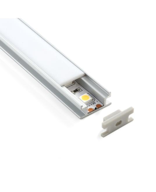 Flat Aluminium LED Light Extrusions For Floor