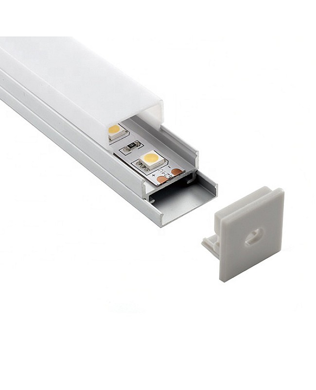 U shape surface mounted LED light profiles