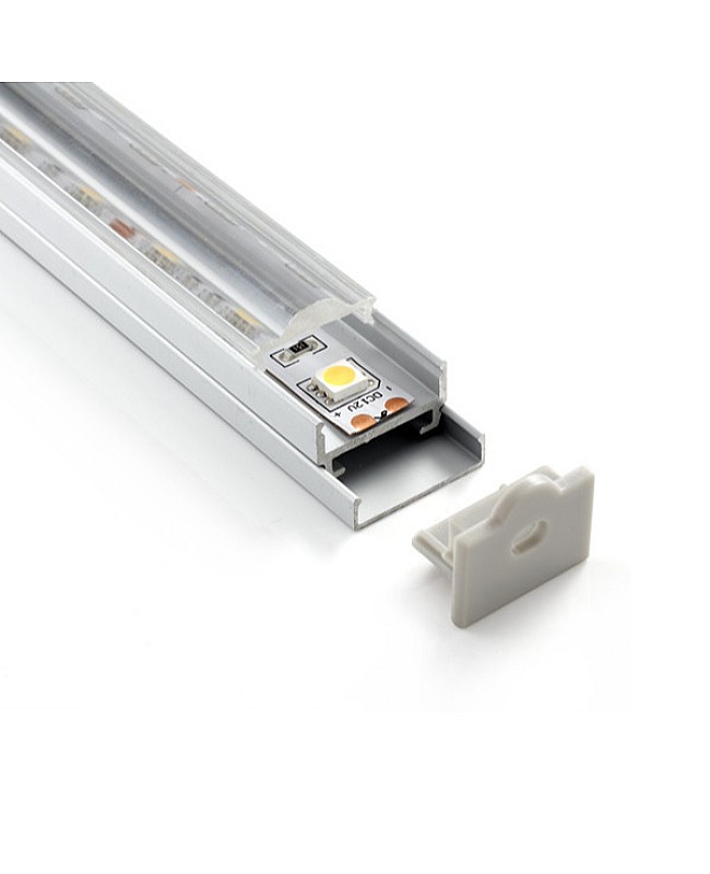 U Shape LED Strip Profiles With Lens