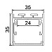 Aluminium LED Strip Light Channel Profile Connectors