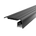 Stair step edge LED lighting profiles in cinema