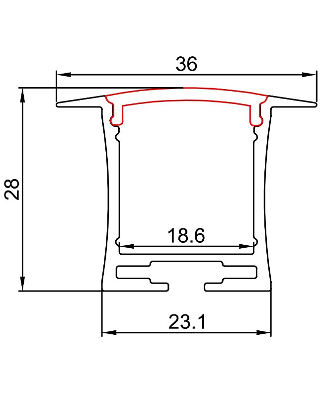 led strip light aluminum extrusion