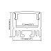 led channel with diffuser