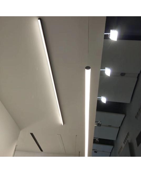 Milky LED Strip Diffuser Profile For Wall Linear Lighting