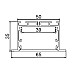 aluminum recessed profile led strip