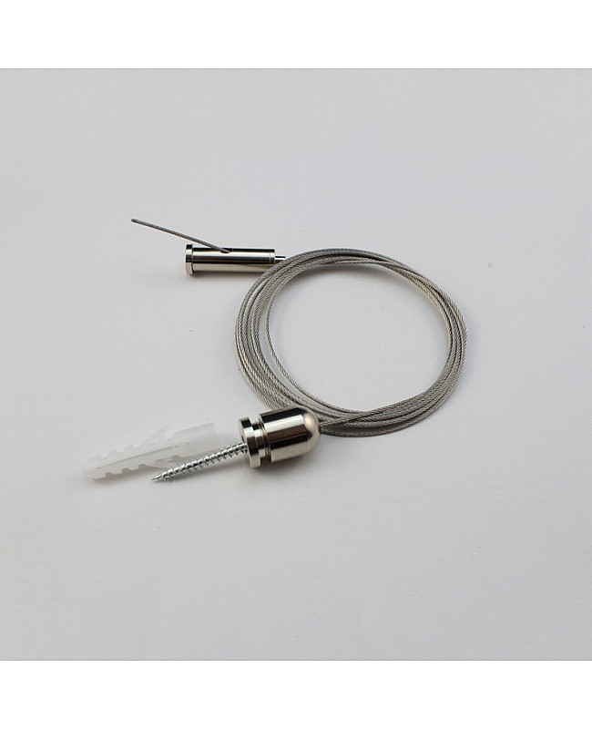 Suspension wire kits for pendant light channels