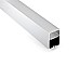 90° metal connectors for corner angled connection of suspended LED profiles