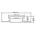 led drywall extrusion size