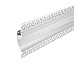 Trimless recessed LED channel for 5/8" plasterboard