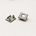 End caps for trimless LED lighting profiles for tiled walls