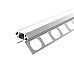 Recessed LED profiles for marble outside corners