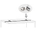 Spring clips for furniture lighting LED channels