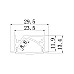 The dimension of anodized aluminum LED housing