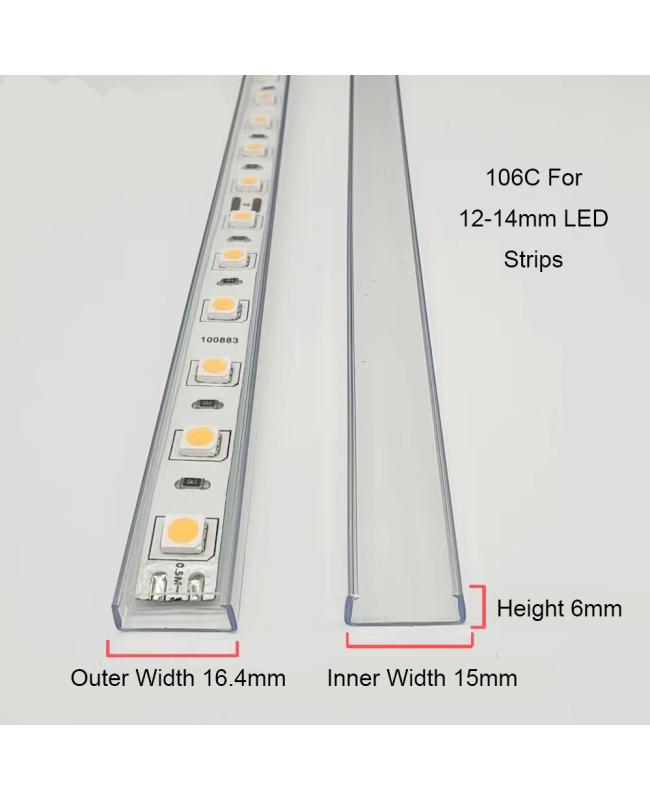 LED Light Channel Plastic