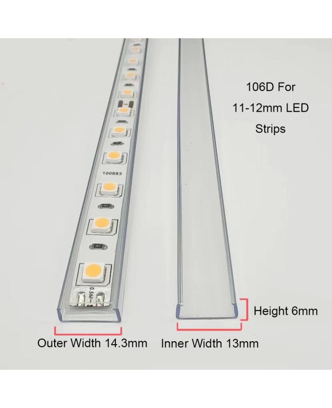 Plastic Channel For LED Strip Lights