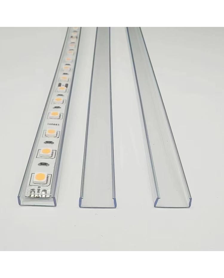 regeringstid overflade værtinde Clear Plastic LED Channel For Strip Lights