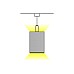 1 inch wide up and down extruded aluminum led housing