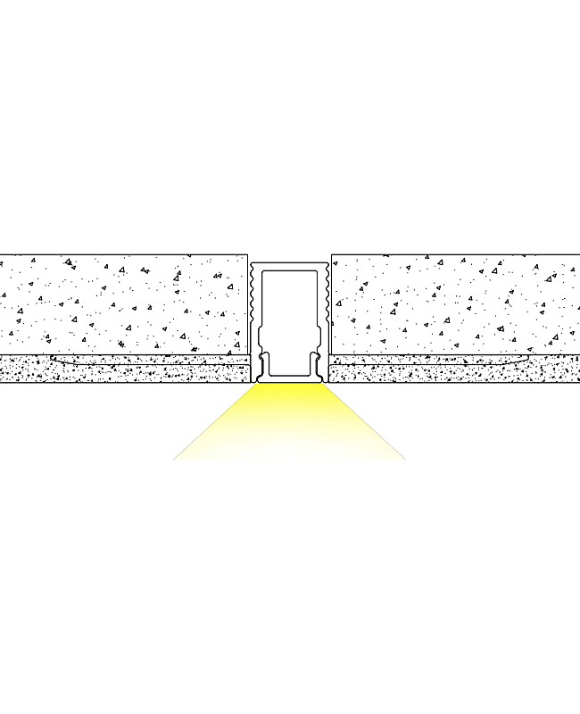 LED Tape Recessed Channel