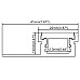 The dimension of tile edge LED light channel