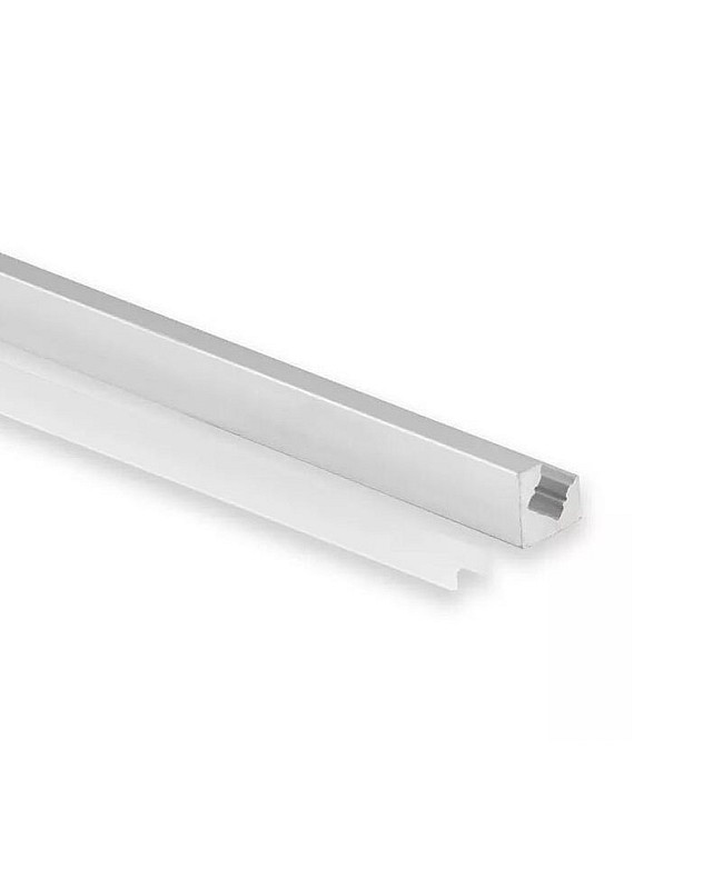 Surface mounted 45 degree LED extrusion profile