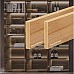 Up and down cabinet shelf LED lighting profiles
