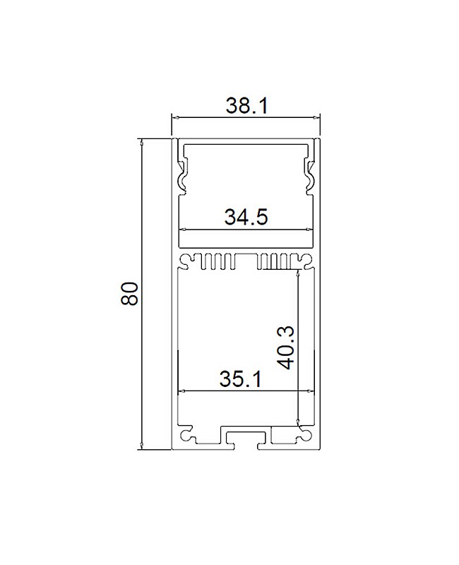 Pendant Aluminium Profile Light