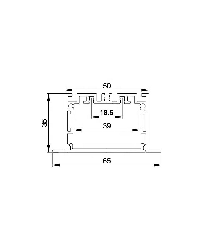 linear lighting profile for led modules
