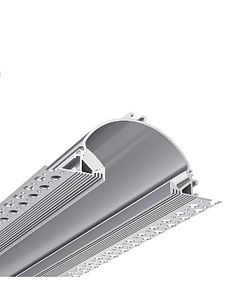 The indirect lighting LED channels have a dome structure