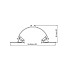 The dimension of indirect light channels.