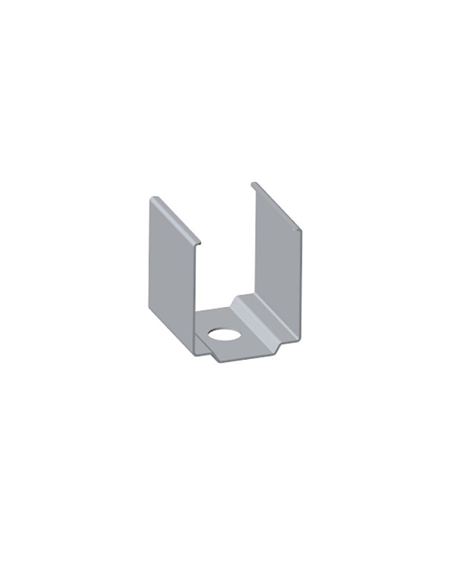 Metal brackets for retail display shelve LED light housing