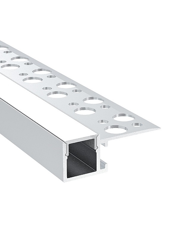 Trimless F Bead Plasterboard LED channels for hidden lighting