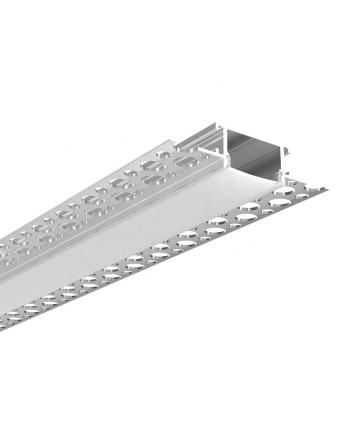 LED Tape Light Channel With Long Flange For Drywall