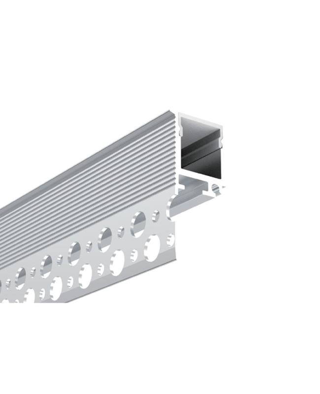 Recessed LED Strip Light Fixtures With Single Flange For 5/8" Drywall
