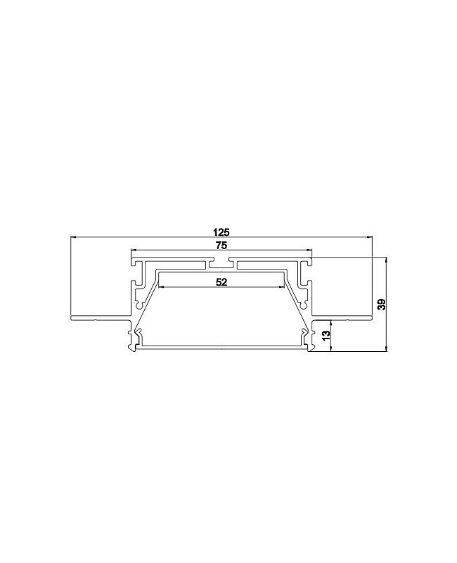  Recessed LED Light Profile