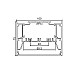 pendant led strip track diffuser