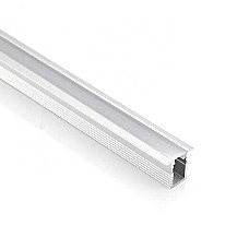 The slim LED channel system comes with diffusers for uniform lighting