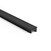 black PC LED channel diffusers