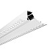 End caps for linear wall washer lighting profiles
