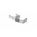 Metal mounting clips for LED aluminum exrusion